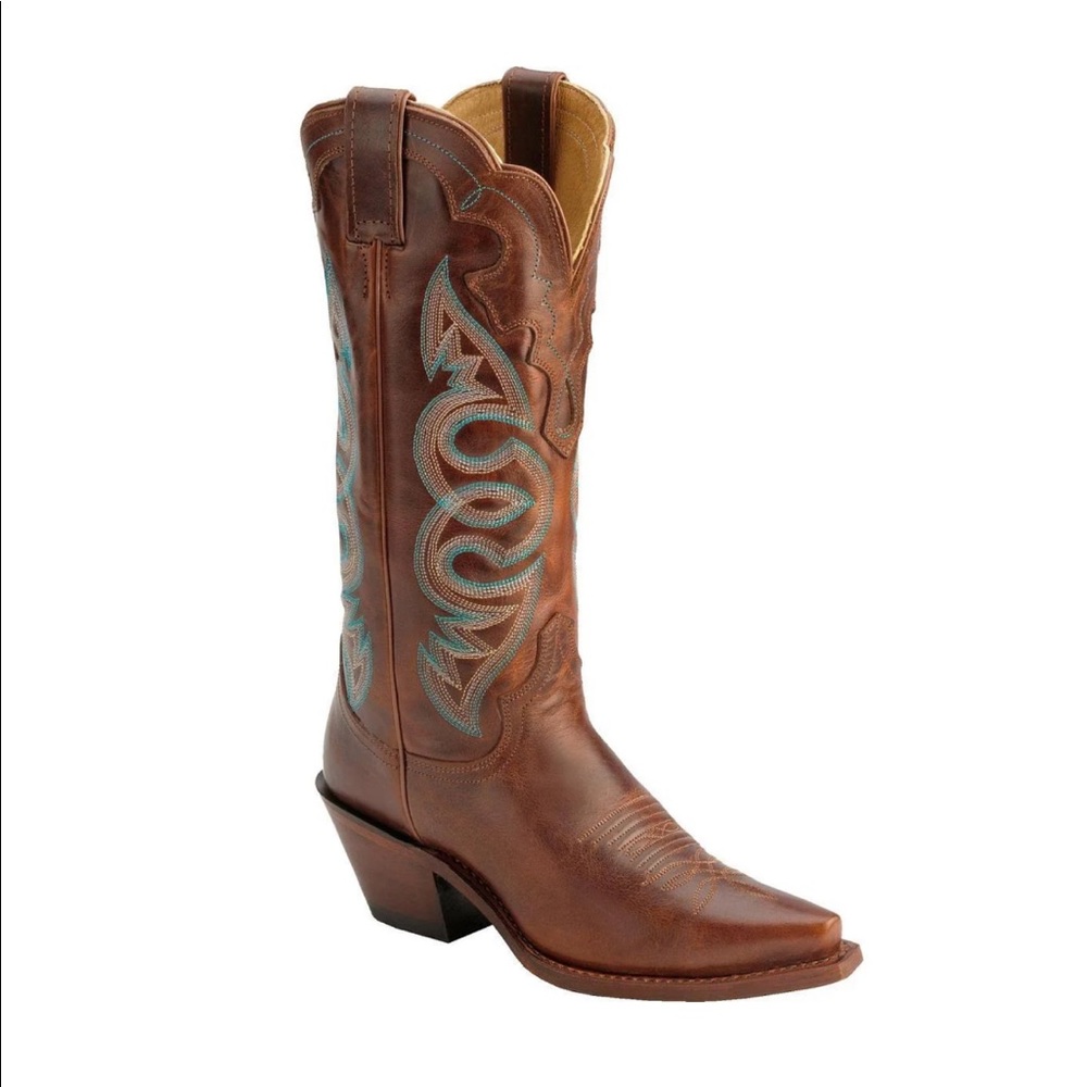 Justin Torino Saddle Western Cowboy Boots (style L4331)